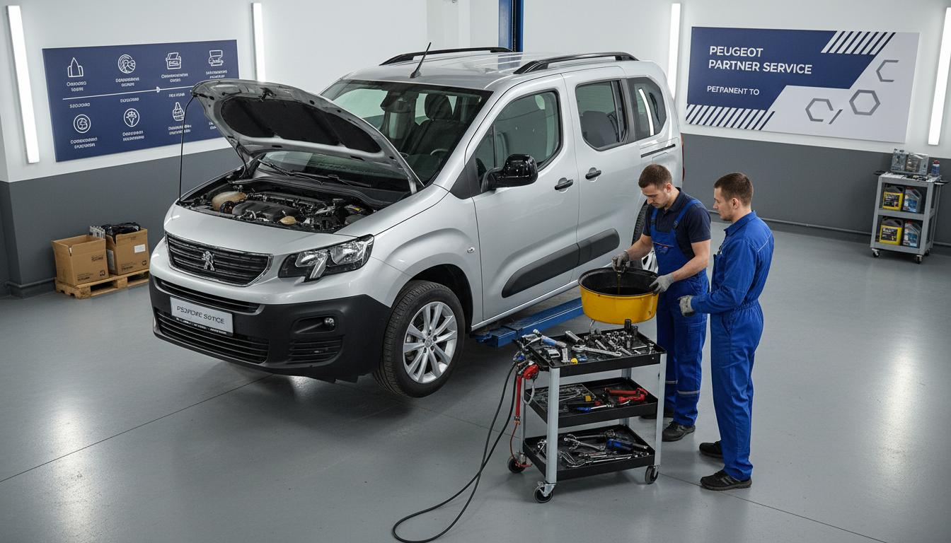 Техническое обслуживание Peugeot Partner: интервалы, регламент, стоимость ТО в России