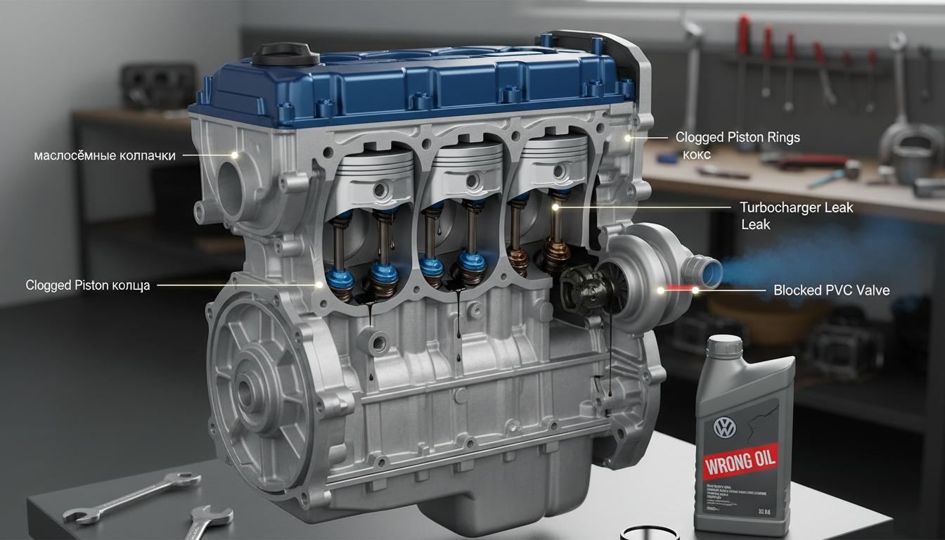 Почему ест масло двигатель 1.4 TSI EA211: что скрывается за расходом и как с ним бороться